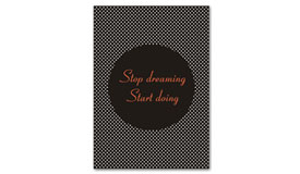 Plakat Stop dreaming